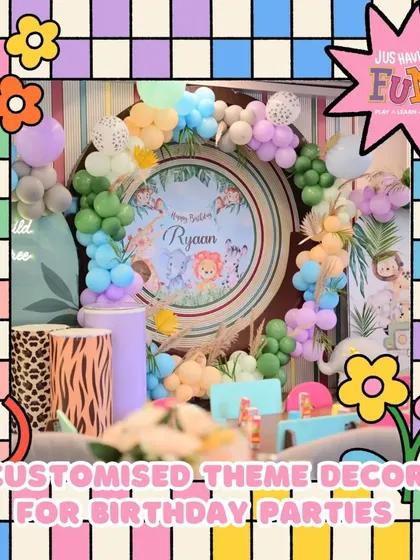 A sophisticated take on a jungle or safari theme. We use a mix of animal prints, lush balloon colors, and natural textures to create a "Wild One" party that's both fun for kids and stylish for adults.
