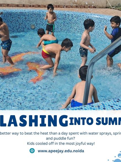 Splashing into summer was the perfect way to beat the heat. Our pre-primary kids cooled off in the most joyful way with a day of water sprays, sprinklers, and puddle fun.