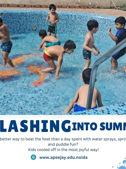 Splashing into summer was the perfect way to beat the heat. Our pre-primary kids cooled off in the most joyful way with a day of water sprays, sprinklers, and puddle fun.