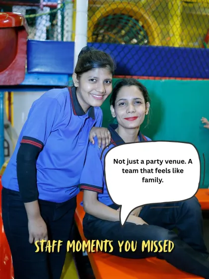 This is our secret ingredient: a team that feels like family. Our didis and staff are always there to keep an eye on the little ones and ensure every party feels like it's our own.