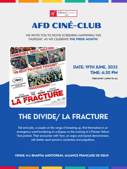 A closer look at our Pride Month screening of 'La Fracture' (The Divide). The film explores personal and political tensions in a Parisian hospital, reflecting our interest in cinema that sparks conversation.