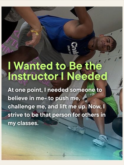 Dev's motivation comes from a personal place. He wanted to be the instructor he once needed: someone to believe in him, challenge him, and lift him up. Now, he strives to be that person for every rider in his class.