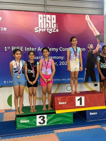 Celebrating our winners at the 1st RISE Inter-Academy Competition. Seeing our students shine with their medals makes every moment of training worthwhile.