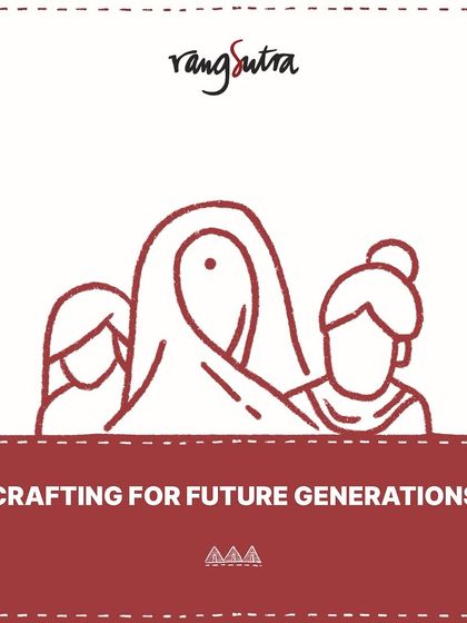 Moms shaping tomorrow. As they pass down skills to the next generation, they sow seeds of creativity and resilience. Here's to children growing up in the embrace of craft.