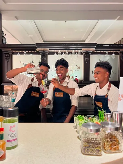 This is where the magic is made. Our students learn the art of cocktail making through hands-on practice in a real bar environment, focusing on teamwork and technique.