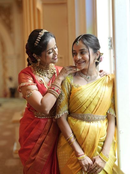 Sharing a sweet moment with my sister. Family is everything, and it's always special when they are around for big events.