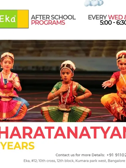 Discover the grace and beauty of traditional arts. Our after-school Bharatanatyam classes offer a wonderful opportunity for children to connect with culture, build discipline, and express themselves through dance.