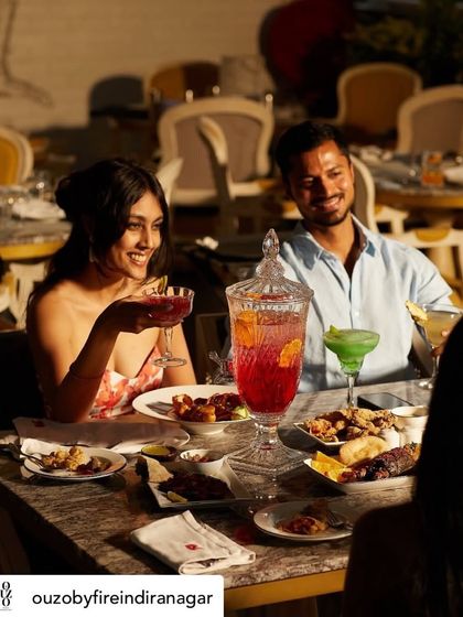 A lifestyle shoot for the restaurant Ouzo by Fire. This type of commercial work is about creating an aspirational and enjoyable atmosphere for customers.