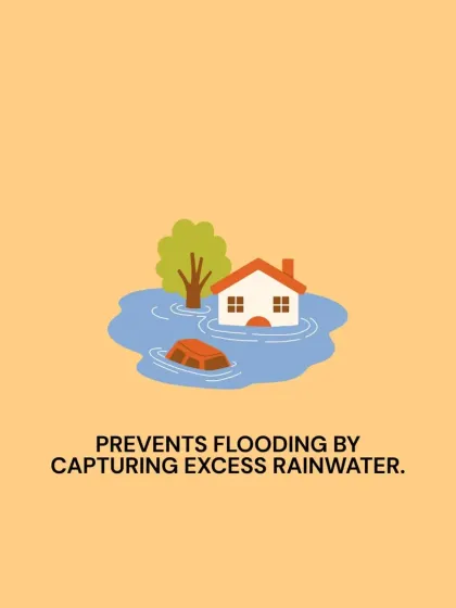 The Bhungroo system helps prevent flooding by capturing excess rainwater. It's a proactive measure that protects the land while storing a valuable resource.