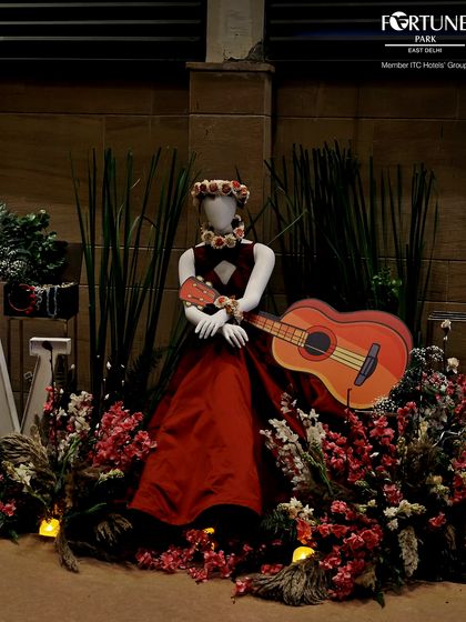 Thematic decor is key to creating an immersive experience. This artistic display was part of my Women's Day celebration, adding a touch of creative flair and setting a festive tone for the event.