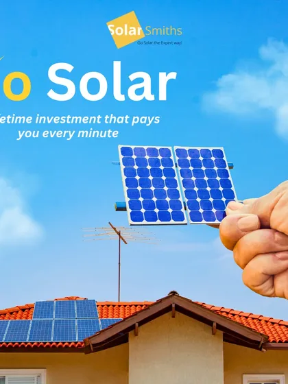 Go solar. It's a lifetime investment that pays you every minute. I make this investment simple, reliable, and profitable for you.