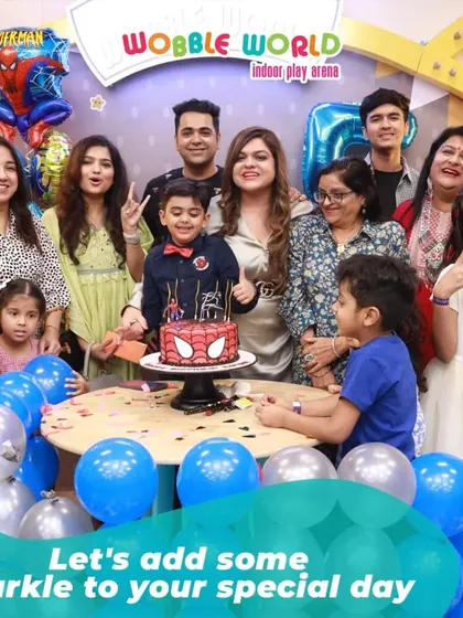 This is what it's all about: the whole family gathered for a joyful birthday celebration. We handle everything, from the superhero cake to the balloons, so you can focus on the smiles.