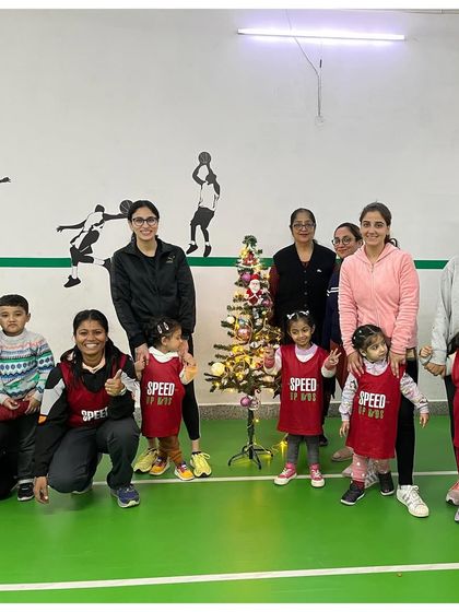 Another group photo from our Christmas event. It’s a joy to combine fitness with holiday cheer.