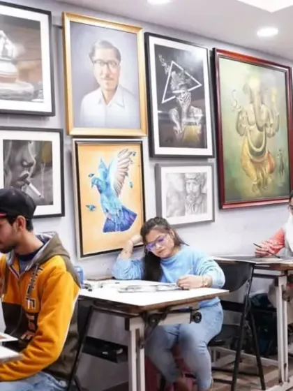 Welcome to our creative space at Kalabhumi. Here, students of all ages and backgrounds come together to learn, focus, and express themselves through art in a supportive and inspiring environment.
