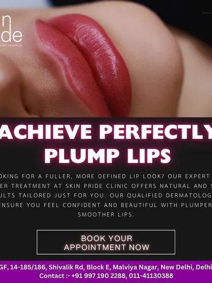 Achieve perfectly plump lips with our expert lip filler treatments. Our qualified dermatologists use safe techniques to give you a fuller, more defined look that feels both confident and beautiful.