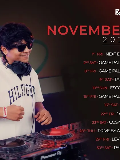 November was a movie. Big love to everyone who came out and partied with me. The energy was incredible, and it set the stage for a mad December.