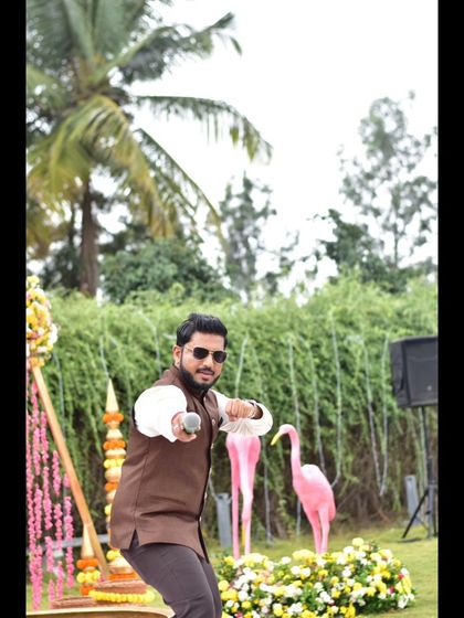 Emcee Pramod - Wedding Emcee & Host Vibrant Haldi & Mehendi Ceremonies photo 56