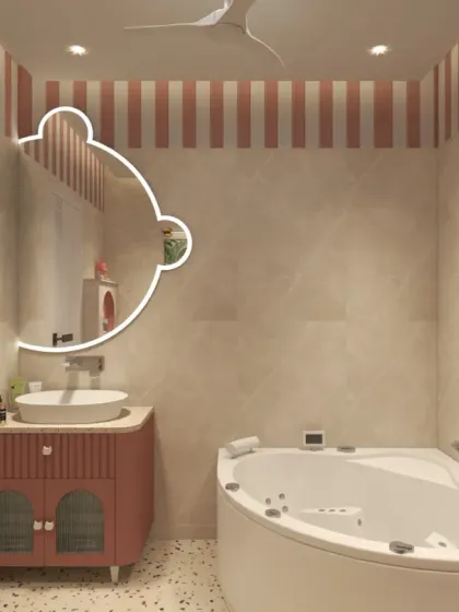 Chizzle My Designs - Turnkey Residential Interior Design Artistic Bathrooms & Powder Rooms photo 5