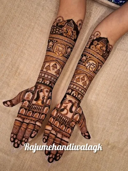 Raju Mehendi - Festive Mehendi Full-Coverage Traditional Mehendi photo 26