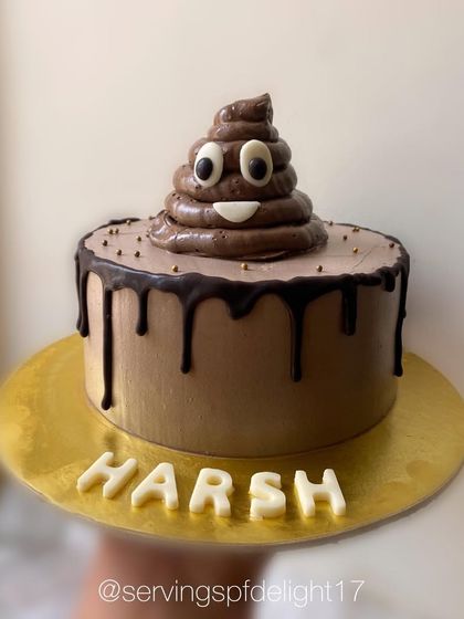 You have to have a sense of humor for this one! A poop emoji themed cake that got a lot of laughs. I can truly make a cake for any theme.