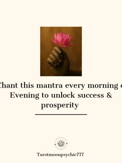 To begin, you can chant this mantra every morning or evening for 11 consecutive days. This practice helps to unlock the doors to success and prosperity in your life.