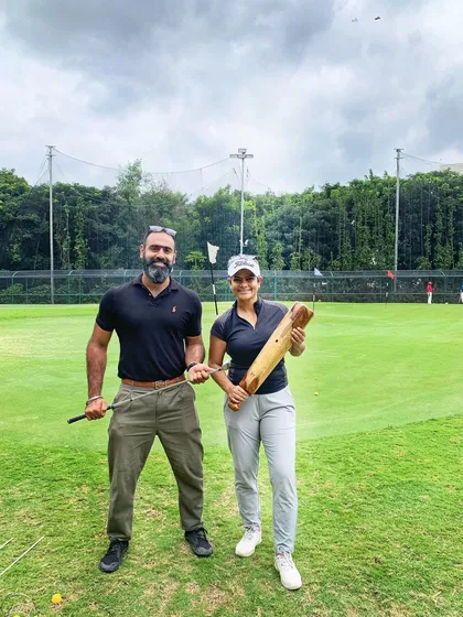 A great golf swing requires a strong body. I'm excited to collaborate with fitness experts like Rishabh from Tagda Raho to create unique golf fitness programs, even incorporating traditional Indian tools like the Gada to build functional strength.