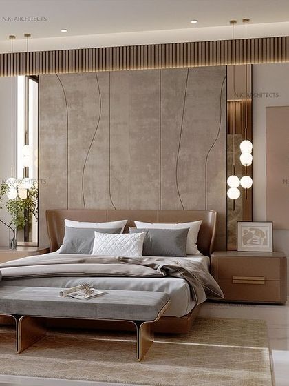 N.K. Architects - Interior Design Serene & Luxurious Bedrooms photo 44