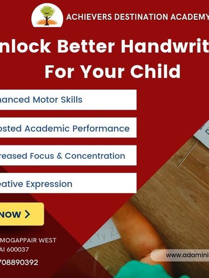 Achievers Destination Academy - Creative & Cognitive Skills Handwriting Transformations photo 7