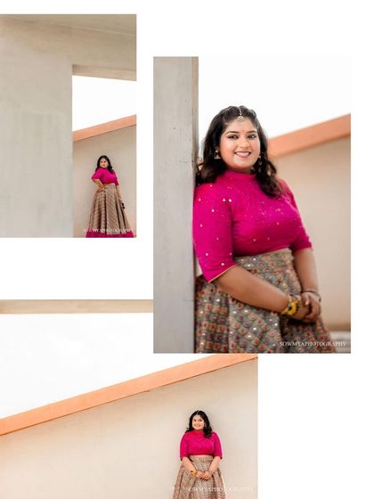 A collage of portraits of a bubbly and beautiful bride. We captured different angles and expressions to show her wonderful personality.