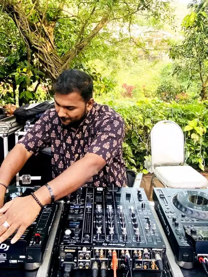 It's all about the craft. Here's a closer look at my Pioneer DJ setup, where I mix every track live. I believe in using the best gear to deliver top-quality sound and a seamless music experience for your special day.