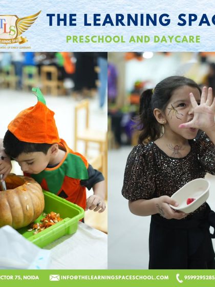 From carving pumpkins to enjoying spooky treats, every moment of our Halloween workshop was filled with smiles and laughter.