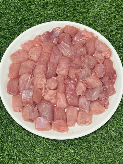 I also offer rabbit as a novel protein source. This is my boneless rabbit meat, a lean and easily digestible option for dogs with food allergies.
