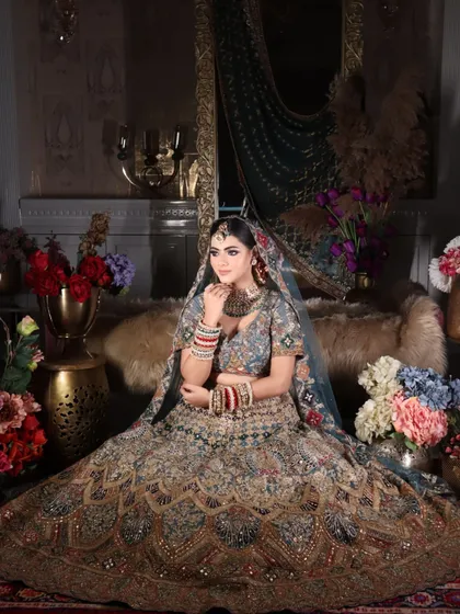 A final shot from this series, capturing the bride in a moment of quiet reflection.