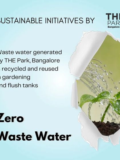 Every drop counts. We have a zero waste water policy, recycling all waste water for use in our gardens and flush tanks to conserve this precious resource.