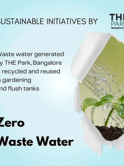 Every drop counts. We have a zero waste water policy, recycling all waste water for use in our gardens and flush tanks to conserve this precious resource.