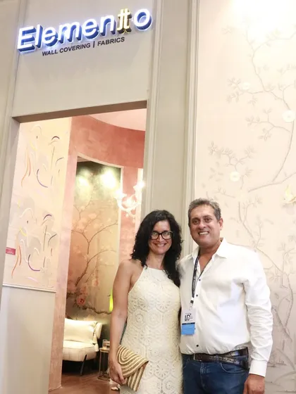 A pleasure having Sushma Reddy visit our showcase at India Design Mumbai. Thank you for stopping by to explore our curated world of wallcoverings and fabrics.