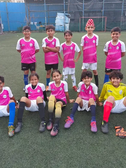 "Because Every Child is a CHAMPION." Our U-11 team looking confident and ready to conquer the field.