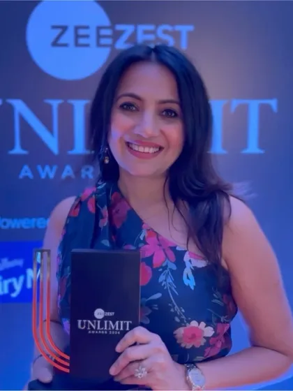 Holding this ZeeZest award for Best Vegan Restaurant in India was a moment of pure joy. It's a recognition of our mission to make healthy, whole food plant-based meals accessible to everyone. This award belongs to my team, my family, and every person who has supported our journey.