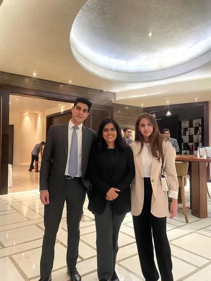 Networking with other attendees at the IFCCI Annual Meet. Building relationships across different sectors is invaluable.