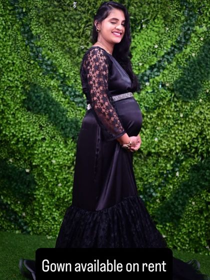 Dee Yashaswini - Occasion Wear Rentals Maternity Photoshoot Outfits photo 19