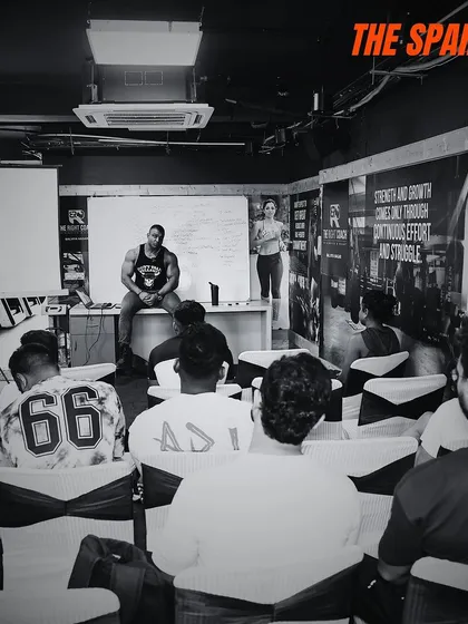 A shot of the audience at my workshop. It is my responsibility to pass on the knowledge I have gained. There is a big difference between a coach and a trainer.
