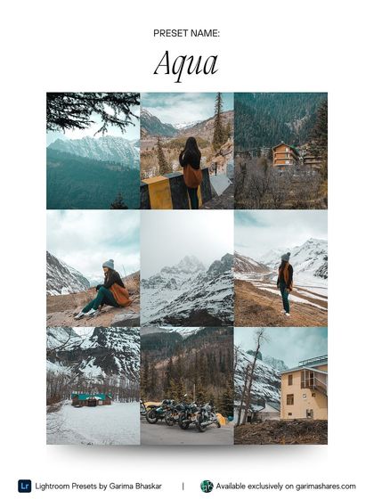 Garima Bhaskar - Photo & Video Editing Presets Aqua: Moody Blues & Greens for Travel photo 51