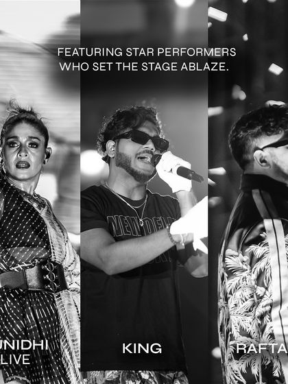 The star performers who set the stage ablaze at Moksha 2024: Sunidhi Live, King, and Raftaar.