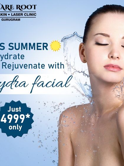 Rehydrate and rejuvenate your skin this summer with a HydraFacial. This treatment is perfect for combating the effects of heat and sun, leaving your skin refreshed, hydrated, and glowing.