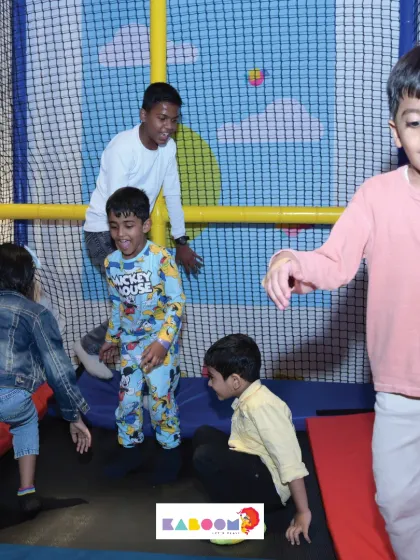 So much energy! The trampoline area is always buzzing with excitement and happy jumps.
