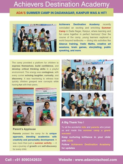 Achievers Destination Academy - English Language & Communication Summer Camp Highlights photo 13