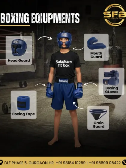 The right gear is essential for safety and performance. This guide shows the necessary boxing equipment, including head guards, mouth guards, gloves, and tape, to ensure you can train effectively.