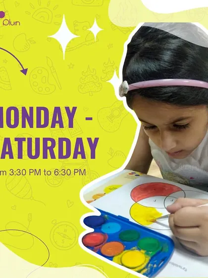 Our studio is open for creative fun from Monday to Saturday! We offer a range of classes in the afternoon, perfect for after-school enrichment.