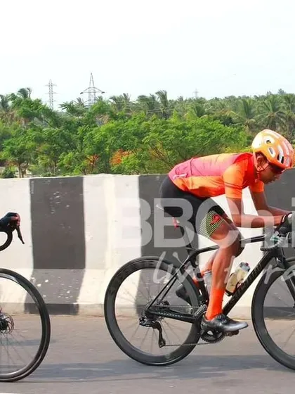 Two riders from the pioneer category, enjoying their first taste of competitive racing.