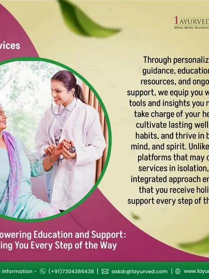 We equip you with the tools and insights needed to take charge of your health. Through personalized guidance, educational resources, and ongoing support, we ensure you receive holistic help every step of the way.
